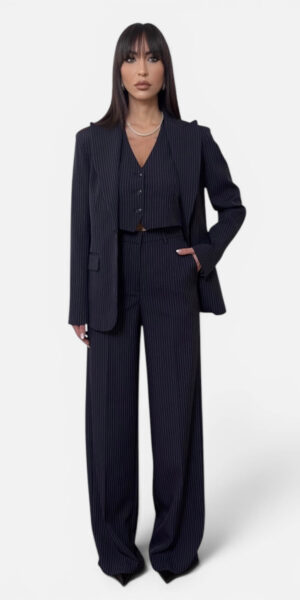 TAILLEUR MONOPETTO COLOR BLU GESSATO