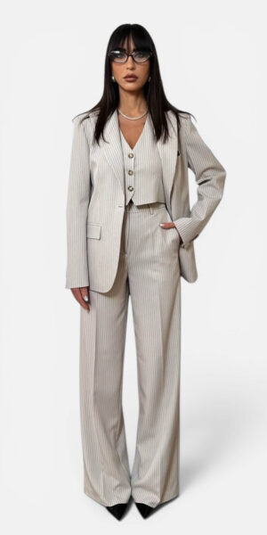 TAILLEUR MONOPETTO COLOR BURRO GESSATO