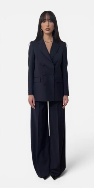 TAILLEUR DOPPIO PETTO COLOR BLU