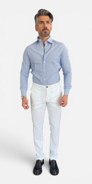 CAMICIA A RIGHE GESSATE