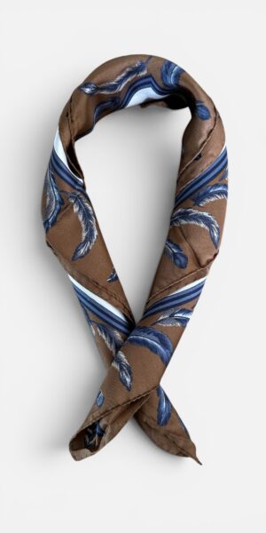 FOULARD DISEGNO PIUME